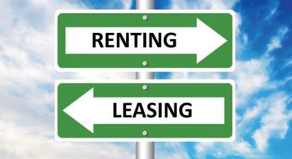 Renting of leasing